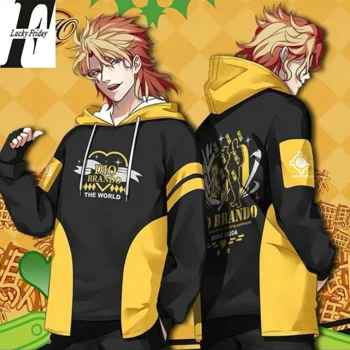 JoJo’s Bizarre Adventure Hoodie - Anime-Inspired Streetwear