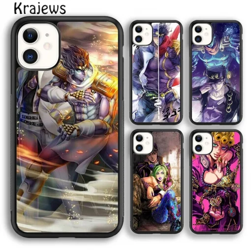 JoJo’s Bizarre Adventure Phone Case – Stylish Protection for Anime Fans