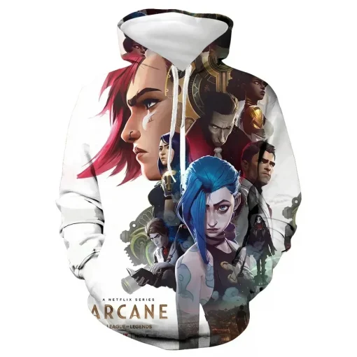 Anime ARCANE Hoodie - Premium Quality