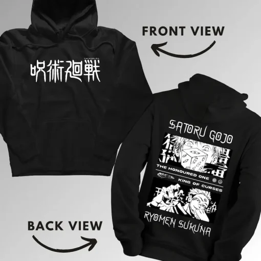 Jujutsu Kaisen Hoodie - Anime-Inspired Streetwear