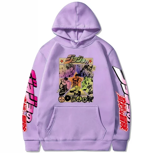 JoJo’s Bizarre Adventure Hoodie - Anime-Inspired Streetwear