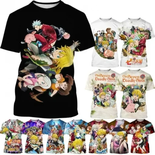 The Seven Deadly Sins T-Shirt  – Premium Anime Tee