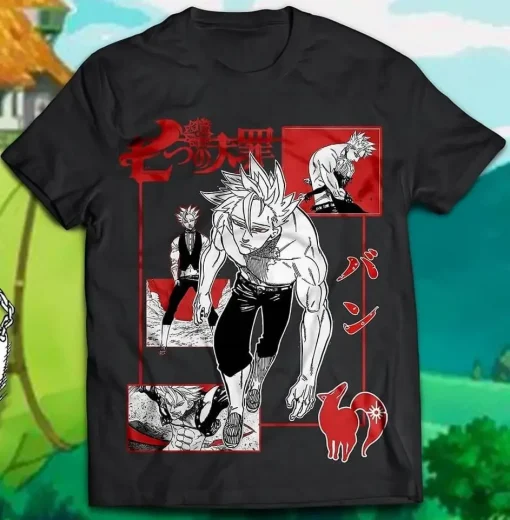 The Seven Deadly Sins T-Shirt  – Premium Anime Tee