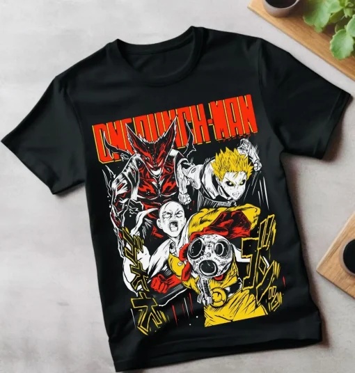 One Punch Man T-Shirt  – Premium Anime Tee