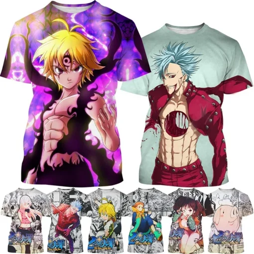 The Seven Deadly Sins T-Shirt  – Premium Anime Tee